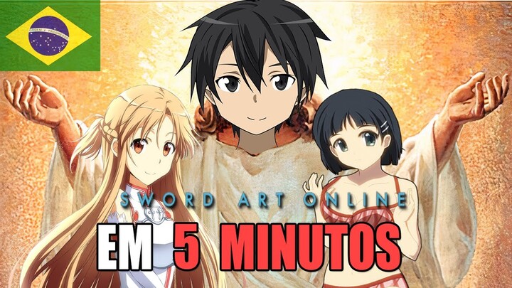 Sword art online em 5 minutos DUBLADO PT BR - COM ELENCO ''ORIGINAL''