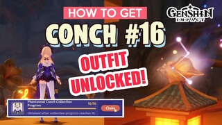 HOW TO GET CONCH #16 | UNLOCK FISCHL'S OUTFIT! GOLDEN APPLE ARCHIPELAGO 2.8  ⭐【 Genshin Impact 】