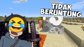 SANGAT TIDAK HOKI!! Reaction Momen Paling Sial Di Minecraft