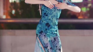 【 Xuewei 】หน้าจอแนวตั้ง Cheongsam ดอกพีช