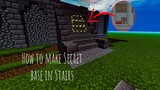 How to make Secret Base in Stairs Minecraft