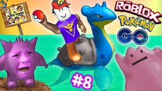 ROBLOX #8: POKEMON GO GET THAT LAPRAS!  Banana Smash Your Face! (FGTEEV Gameplay)