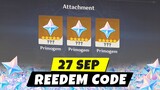 27 September New Redeem Code Genshin Impact 4.1