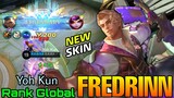 Jewel Connoisseur Fredrinn New ELITE Skin Gameplay - Top Global Fredrinn by Yoh Kun - Mobile Legends