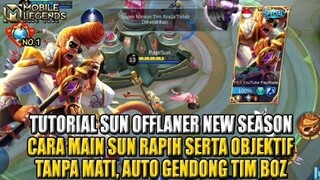 TUTORIAL SUN OFFLANER NEW SEASON BERMAIN RAPI DAN OBJEKTIF AUTO ANTI MATI BOZ