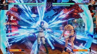 KOF15　ウィップ　レアキャラマスターのダウンさせない超必殺コンボ