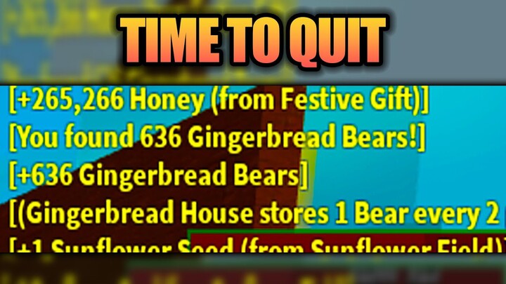 i'm finally quitting bee swarm.... (after 3 years!)