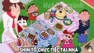 Shin Tổ Chức Tiệc Tại Nhà | Shin Cậu Bé Bút Chì | #CHIHEOXINH