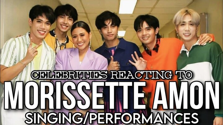 CELEBRITIES REACTING TO MORISSETTE AMON | (Seventeen, SB19 and more!)
