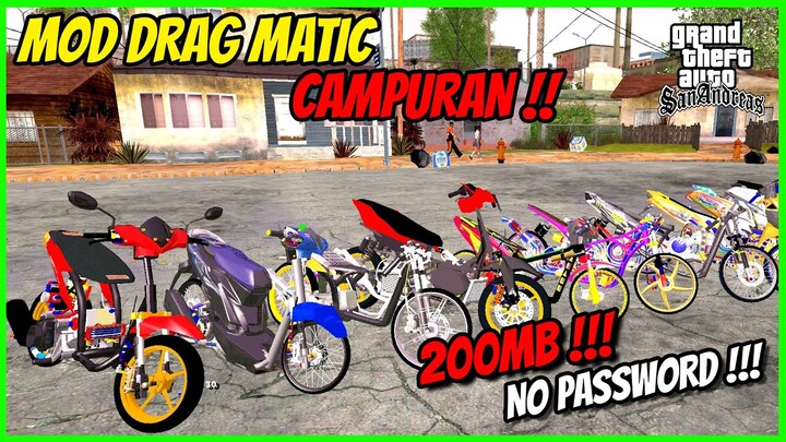 RINGAN ❗❗ MOD MOTOR DRAG MATIC + SOUND GTA SA LITE ANDROID TERBARU 2023 // NO PASSWORD