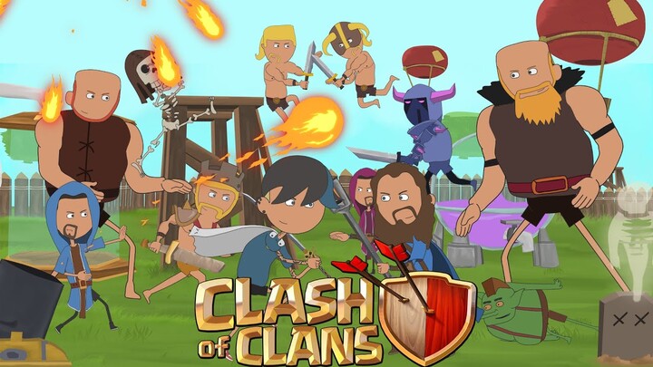 Datang sebagai penyelamat desa - Animasi Clash of Clans