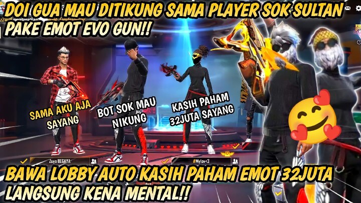 DOI GUA MAU DI TIKUNG PLAYER SOK SULTAN BAWA LOBBY KASIH PAHAM EMOT 32JUTA.......