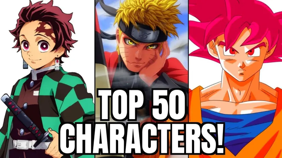 TOP 50 MOST POPULAR ANIME CHARACTERS OF ALL TIME (ACCORDING TO JAPAN) -  Bilibili