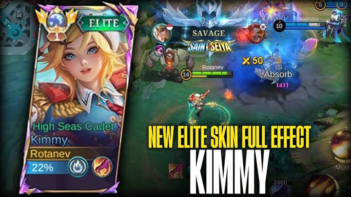 NEW ELITE Skin: KIMMY "High Seas Cadet" Full Effect | Mobile Legends: Bang Bang