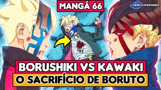 KAWAKI MASSACRA BORUSHIKI COM O PODER DE ISSHIKI! BORUTO MORREU? | BORUTO MANGÁ 66