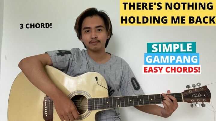 CHORD SIMPLE GAMPANG (There's Nothing Holdin' Me Back - Shawn Mendes) (Tutorial Gitar) Easy Chords!