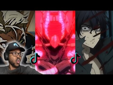 Junior Reacting to Anime Badass Moments TikTok Compilation #26