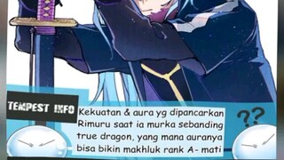 aura rimuru sebanding sama true dragon, bisa bunuh monster rank A lagi