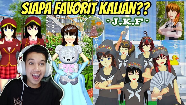 SIAPA KARAKTER ✿J.K.F✿ MIR CHANNEL PALING CANTIK ?KUMPULAN TIK TOK SAKURA SCHOOL SIMULATOR TERBARU