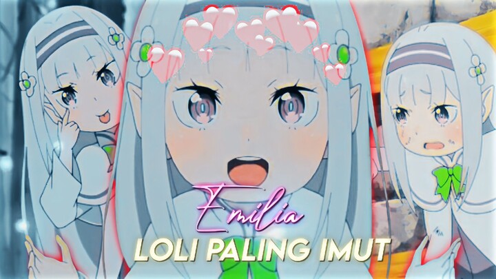 Gak tahan melihat imutnya Emilia😋