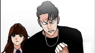 Perkelahian di kantin sekolah seru dan epic webtoon lookism