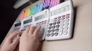 Animez's 'Unravel' Played on Calculators
