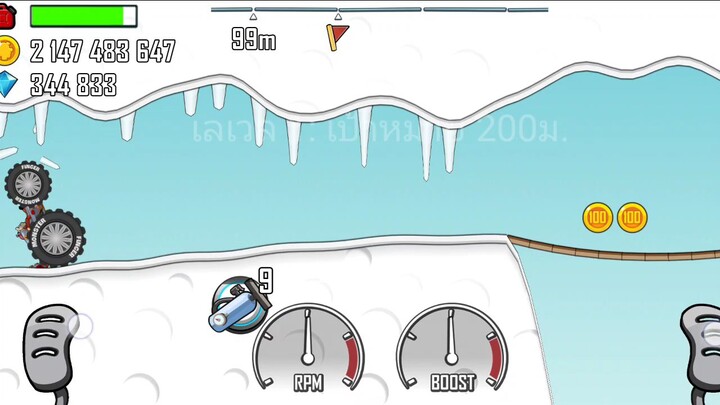 hill climb racing APK Arctic cave