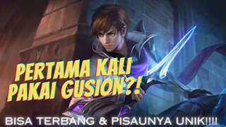 PERTAMA KALI PAKAI GUSION?! BISA TERBANG & PISAUNYA UNIK!!!!