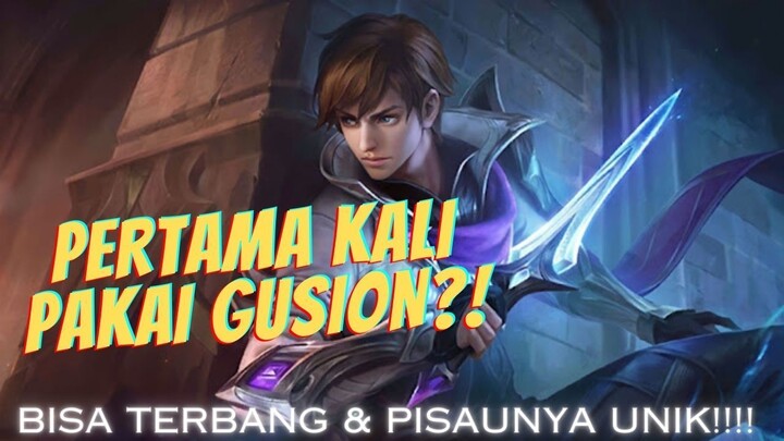 PERTAMA KALI PAKAI GUSION?! BISA TERBANG & PISAUNYA UNIK!!!!