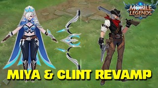 UPCOMING MIYA AND CLINT REVAMP + NEW SKIN SURVEYS 🟢 MLBB