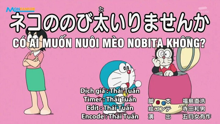 Doraemon Tập 496 :Có Ai Muốn Nuôi Mèo Nobita Không & Cao Bồi Săn Phần Thưởng