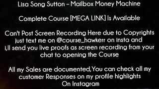 Lisa Song Sutton Course Mailbox Money Machine Download
