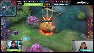 TEAM BIANCAKE VS TEAM FRINCESS (MOBILE LEGENDS)