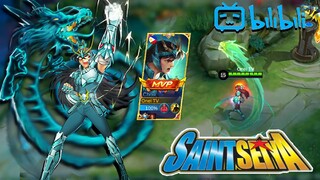 THE MOST DOMINANT SKIN FOR CHOU 😳😳 [ SAINT SEIYAH × MLBB SKIN COLLABORATION ]