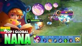 Nana Perfect Gameplay! Underrated Support 2021?! | Top 1 Global Nana Gameplay By Jo Jo ~ MLBB