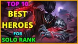 BEST HEROES FOR SOLO RANKED IN MOBILE LEGENDS SEASON 22 (BEST BUILD AND EMBLEM SET INCLUDED)
