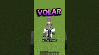 Volar en #minecraft Survival