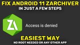 How To Fix Android 11 ZArchiver Access Denied Problem? Easiest Way - No Other Applications Included