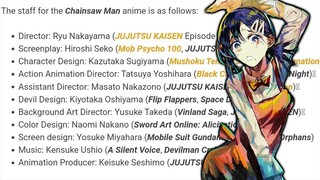 Chainsaw Man's Anime Staff is JUICED