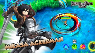 INI DIA SKIN MIKASA ATTACK ON TITAN FULL EFEK‼️