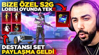 OYUNDA TEK! 😱 BİZE ÖZEL DESTANSI S2G LOBİSİ GELDİ!! GELİŞTİRİLEBİLİR! (100.000 UC?) | PUBG MOBILE