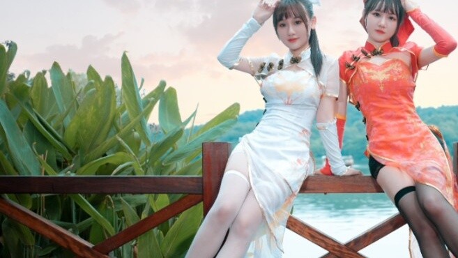 Bunga adik Cheongsam❀Aku akan memberimu sedikit warna pemerah pipiXiaohuahua×Nanlin】