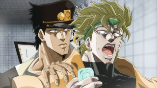 DIO Drops Jotaro's SOAP!!