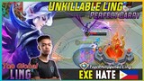 Exe Hate Unkillable Ling Perfect Carry | Top Global/Top Philippines Ling
