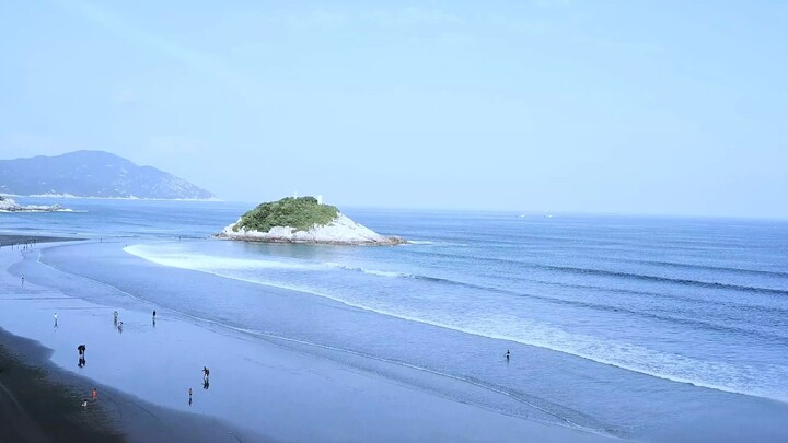 Summer reappears in ED's "Back to Summer" style homemade MV, aerial long shot/Shangchuan Island