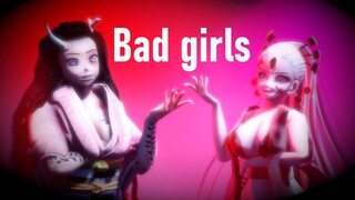 [MMD] Demon slayer - Bad girls