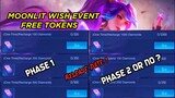 MOONLIT WISH EVENT FREE TOKENS RELEASE DATE || MOBILE LEGENDS NEW EVENT 2023 || MOONLIT EVENT MLBB