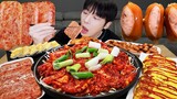 MUKBANG | 직접 만든 집밥! 불고기 & 계란말이, 스팸, 두부, 김치 먹방 | RECIPE TOFU FIRE NOODLES, EGG ROLL EATING