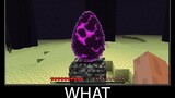 Minecraft รออะไร meme part 48 minecraft dragon egg ที่เหมือนจริง