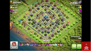 COMBO TH12 ĐÁNH 3 SAO TH13 MAX CẤP ĐỘ  BAY CÚP HUYỀN THOẠI Clash of clans - Trận 3 #game